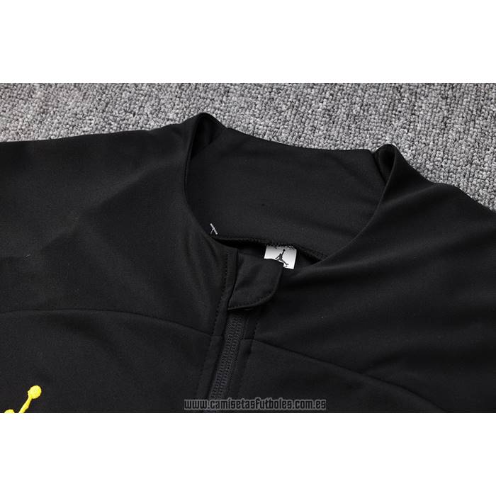 Chandal de Chaqueta del Paris Saint-Germain Jordan Nino 2023-2024 Negro